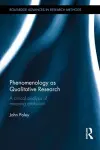 Phenomenology as Qualitative Research cover