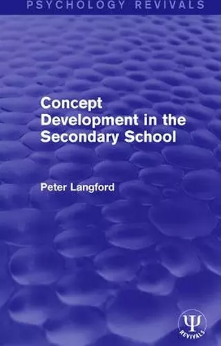 Concept Development in the Secondary School cover