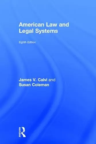 American Law and Legal Systems cover