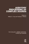 Auditory Processing of Complex Sounds cover