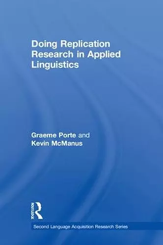 Doing Replication Research in Applied Linguistics cover