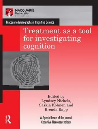 Treatment as a tool for investigating cognition cover