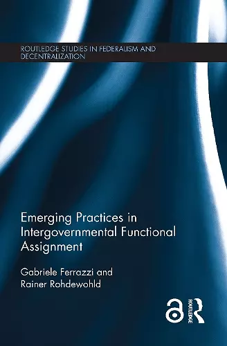 Emerging Practices in Intergovernmental Functional Assignment cover