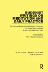 Buddhist Writings on Meditation and Daily Practice cover