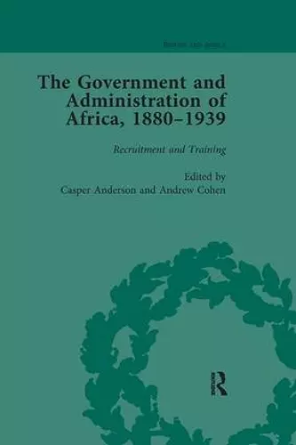 The Government and Administration of Africa, 1880-1939 Vol 1 cover