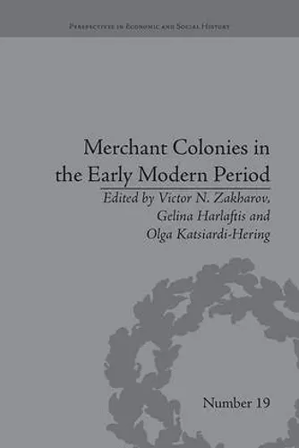 Merchant Colonies in the Early Modern Period cover