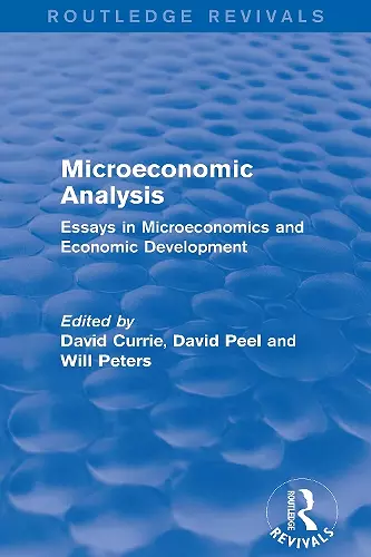 Microeconomic Analysis (Routledge Revivals) cover