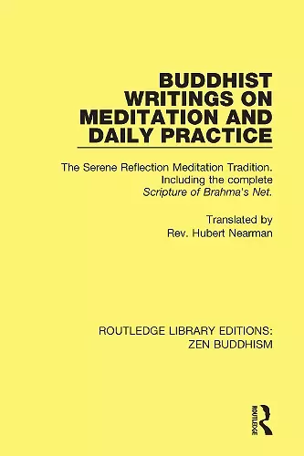 Buddhist Writings on Meditation and Daily Practice cover