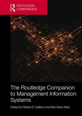 The Routledge Companion to Management Information Systems cover