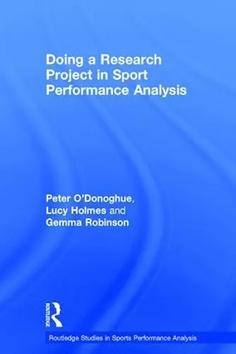 Doing a Research Project in Sport Performance Analysis cover