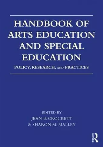 Handbook of Arts Education and Special Education cover