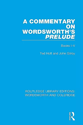A Commentary on Wordsworth's Prelude cover