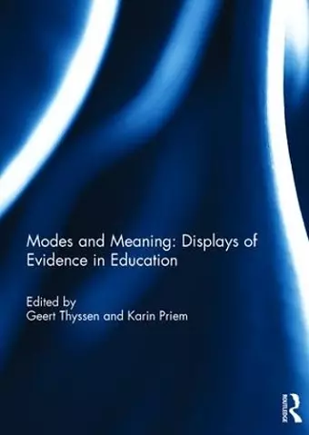 Modes and Meaning: Displays of Evidence in Education cover