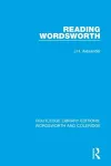 Reading Wordsworth cover