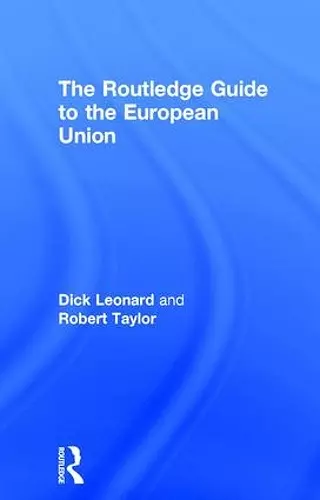 The Routledge Guide to the European Union cover