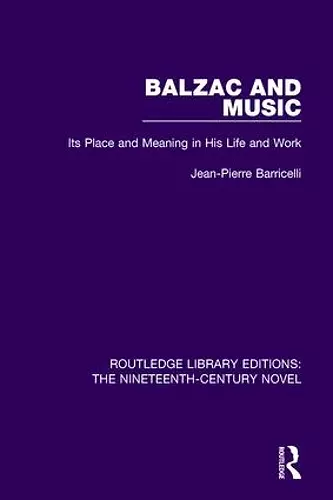 Balzac and Music cover