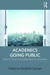 Academics Going Public cover