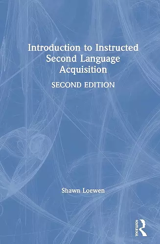 Introduction to Instructed Second Language Acquisition cover