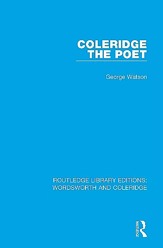 Coleridge the Poet cover