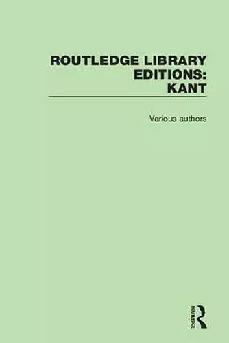 Routledge Library Editions: Kant cover