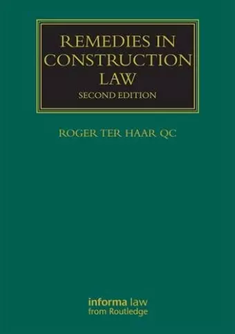 Remedies in Construction Law cover