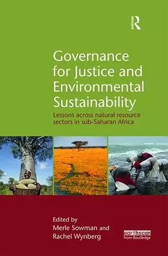 Governance for Justice and Environmental Sustainability cover