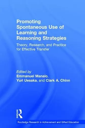 Promoting Spontaneous Use of Learning and Reasoning Strategies cover