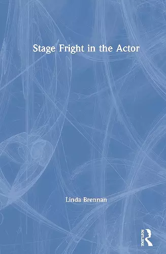 Stage Fright in the Actor cover