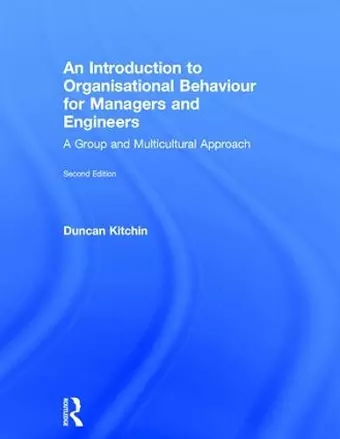 An Introduction to Organisational Behaviour for Managers and Engineers cover