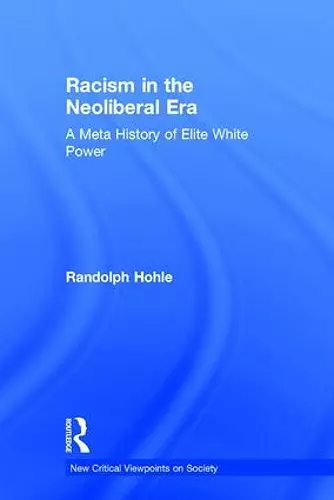 Racism in the Neoliberal Era cover