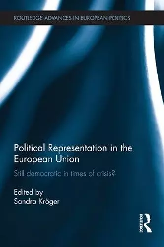 Political Representation in the European Union cover