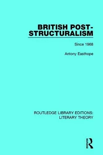 British Post-Structuralism cover