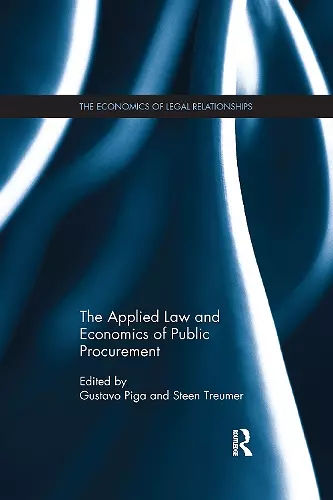 The Applied Law and Economics of Public Procurement cover