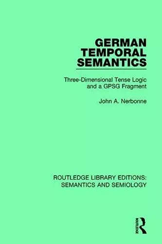 German Temporal Semantics cover