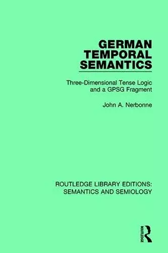 German Temporal Semantics cover