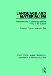 Language and Materialism cover