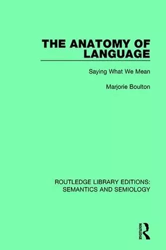 The Anatomy of Language cover