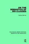 On the Semantics of Wh-Clauses cover