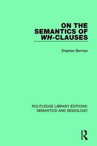 On the Semantics of Wh-Clauses cover
