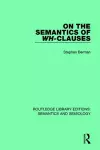On the Semantics of Wh-Clauses cover