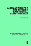 A Semantics for the English Existential Construction cover