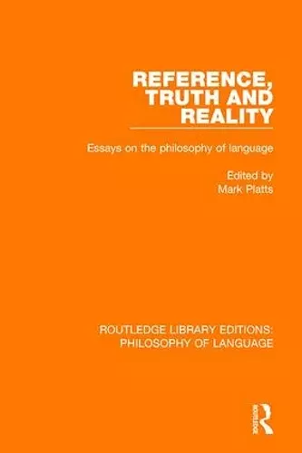 Reference, Truth and Reality cover