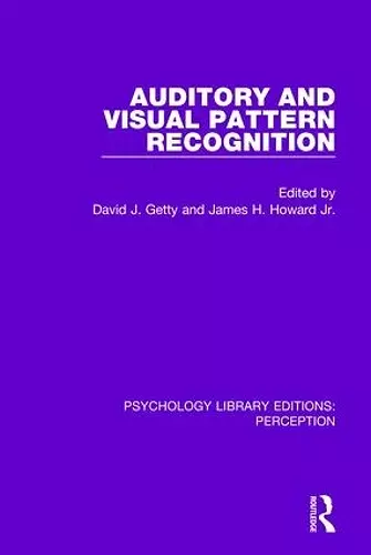 Auditory and Visual Pattern Recognition cover