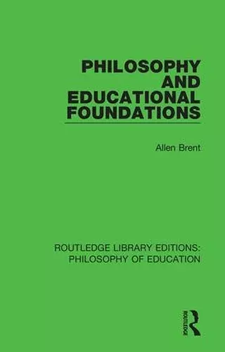 Philosophy and Educational Foundations cover