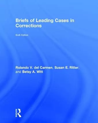 Briefs of Leading Cases in Corrections cover