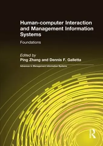 Human-computer Interaction and Management Information Systems: Foundations cover