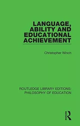 Language, Ability and Educational Achievement cover