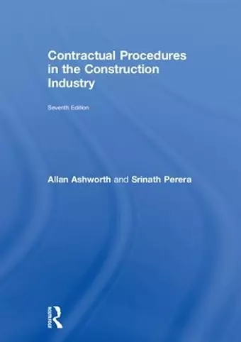 Contractual Procedures in the Construction Industry cover