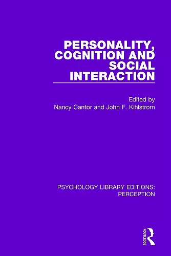 Personality, Cognition and Social Interaction cover