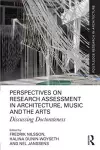 Perspectives on Research Assessment in Architecture, Music and the Arts cover